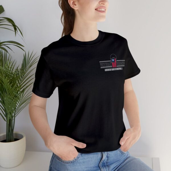 "Thinking of the Rear" with veteran logo (dark shirt) - Image 9