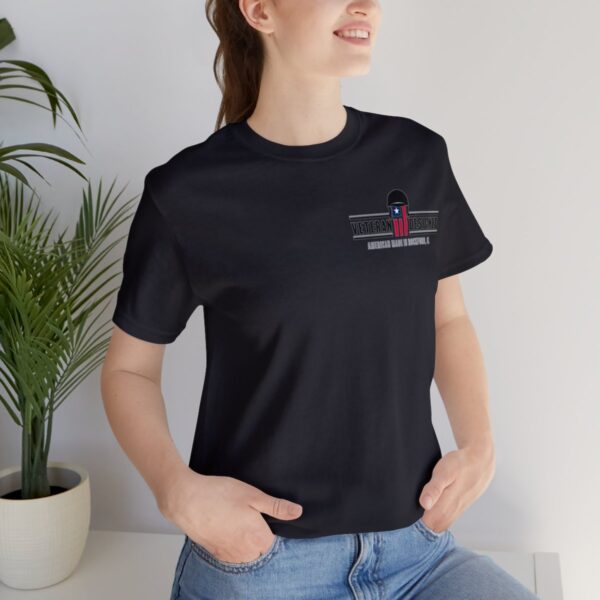 "Thinking of the Rear" with veteran logo (dark shirt) - Image 33