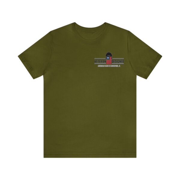 "Thinking of the Rear" with veteran logo (dark shirt) - Image 14