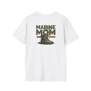 marine mom combat boots t shirt