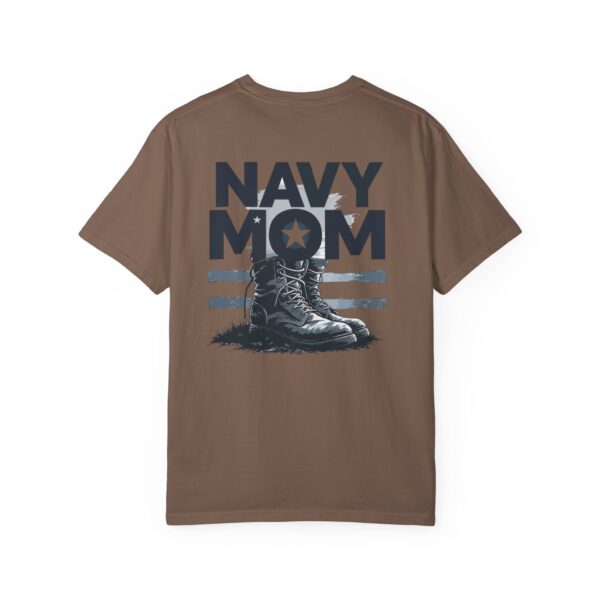 navy mom t shirt, unisex military apparel, veteran gift, garment dyed tee, patriotic shirt