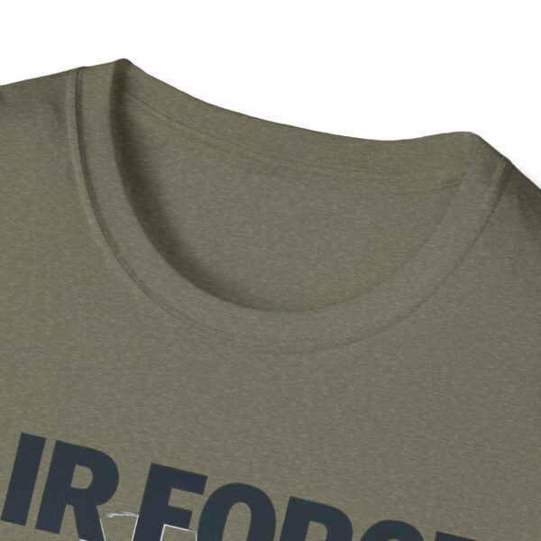 air force mom unisex softstyle t shirt | gift for military families, mother's day tee, patriot apparel, casual wear, veteran's day