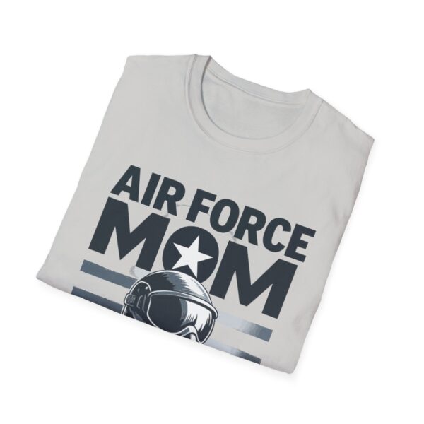 air force mom unisex softstyle t shirt | gift for military families, mother's day tee, patriot apparel, casual wear, veteran's day