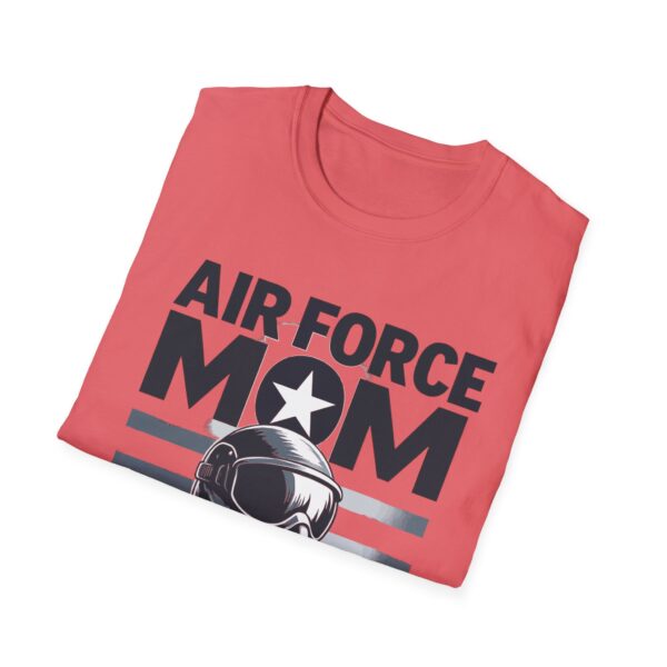 air force mom unisex softstyle t shirt | gift for military families, mother's day tee, patriot apparel, casual wear, veteran's day