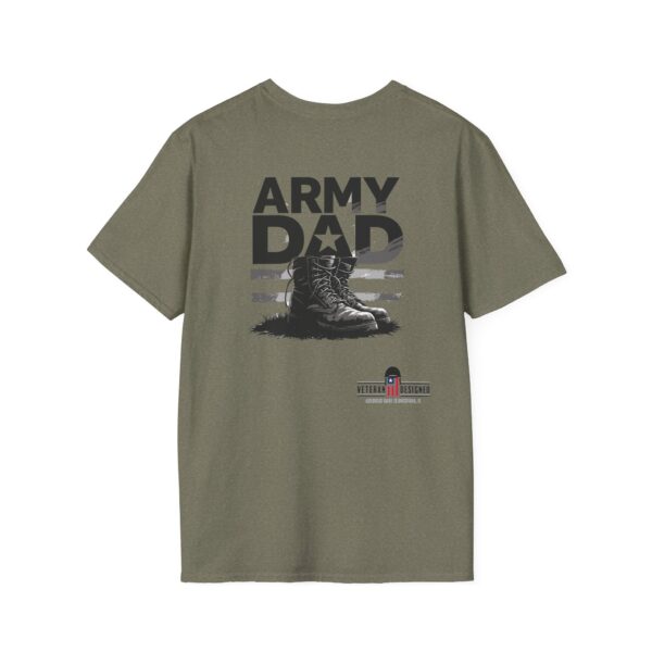 army dad t shirt, military appreciation gift, unisex softstyle tee, father's day shirt, veteran's day apparel, army family clothing