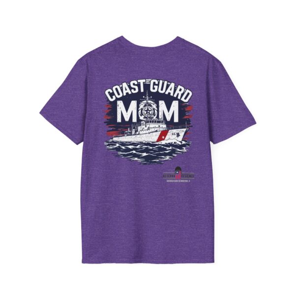 coast guard mom t shirt | unisex softstyle tee for proud military families, perfect gift for mothers day, birthday, or veterans day