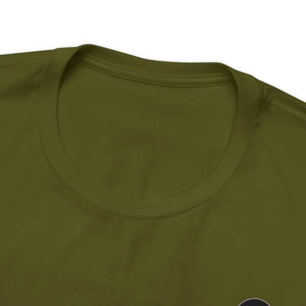 "thinking of the rear" with veteran logo (dark shirt)