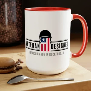 two tone coffee mugs, 15oz