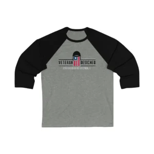 unisex 34 sleeve baseball tee