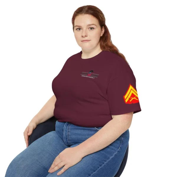 usmc corporal tattered rank / subdued flag /pocket logo