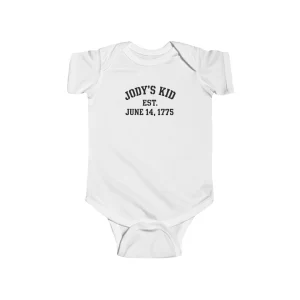 baby milestone bodysuit, personalized gift, newborn outfit, unique baby shower gift, cute infant clothes, jody's kid baby onesie